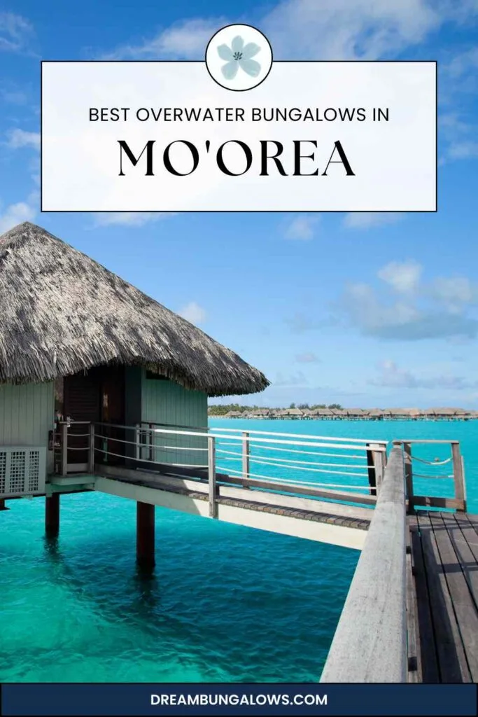 Mo'orea overwater bungalows pin