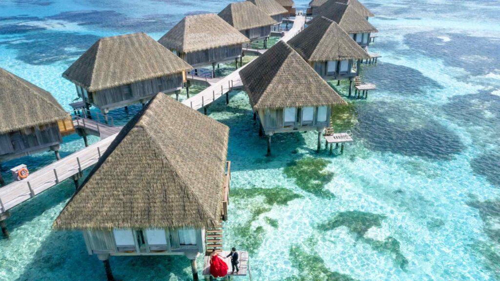 overwater bungalows