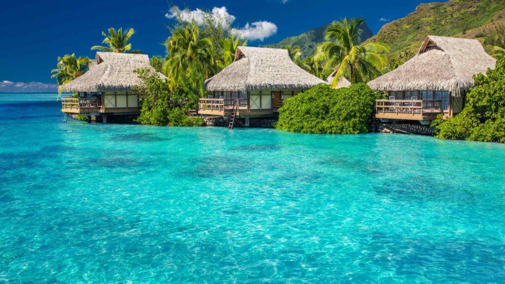 overwater bungalows in Turks and Caicos