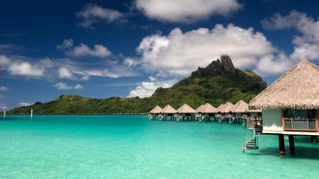 overwater bungalows in bora bora