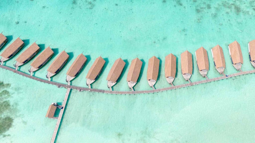 overwater bungalows in the Philippines