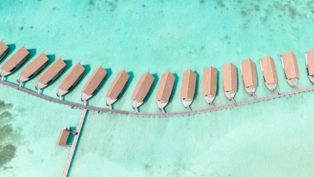 overwater bungalows in the Philippines