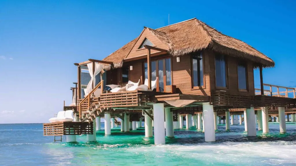 overwater bungalows in Jamaica