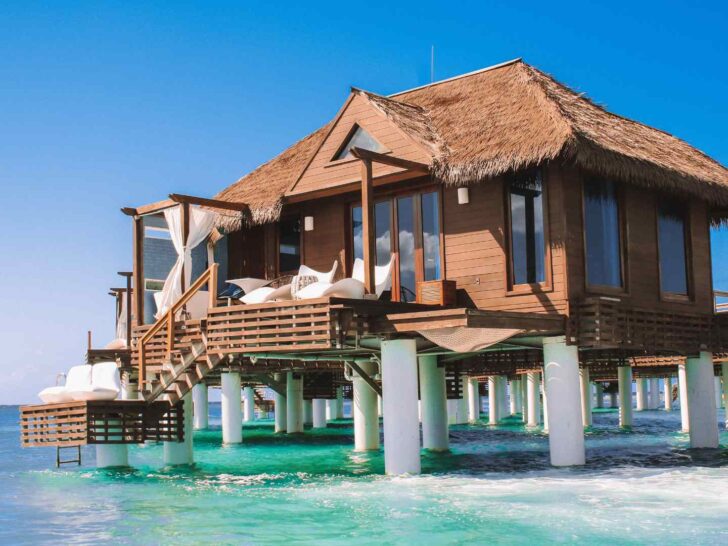 overwater bungalows in Jamaica