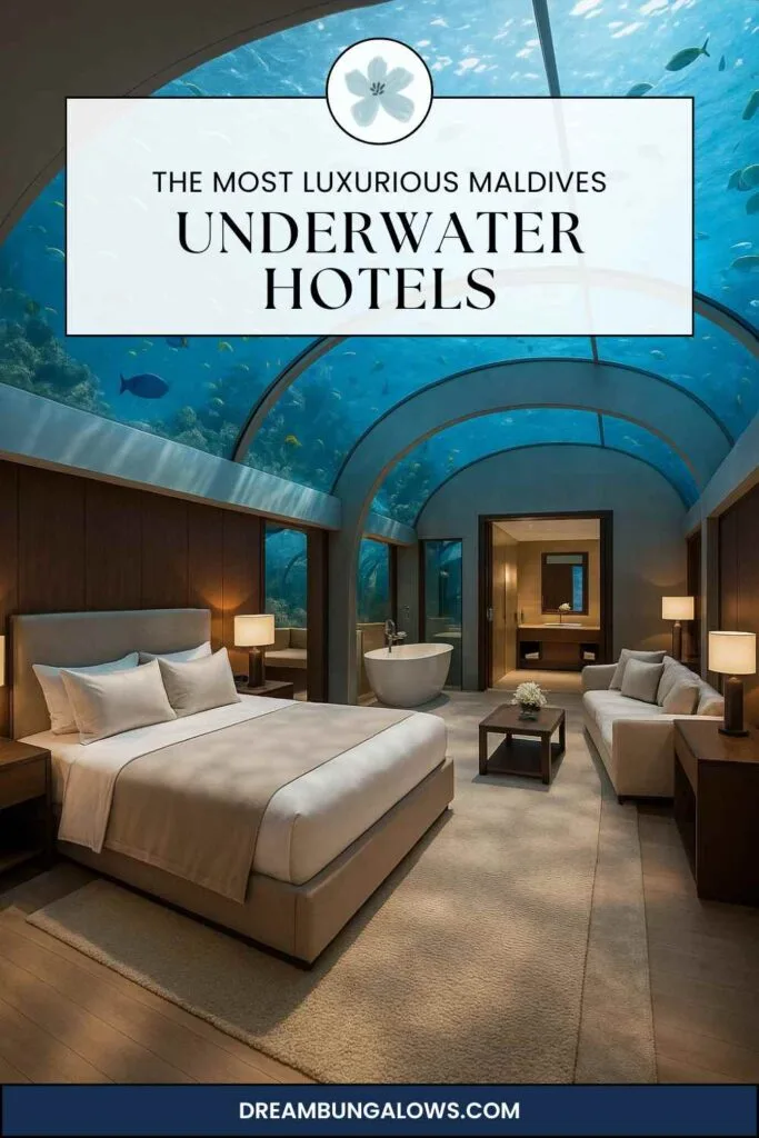 maldives underwater hotels pin