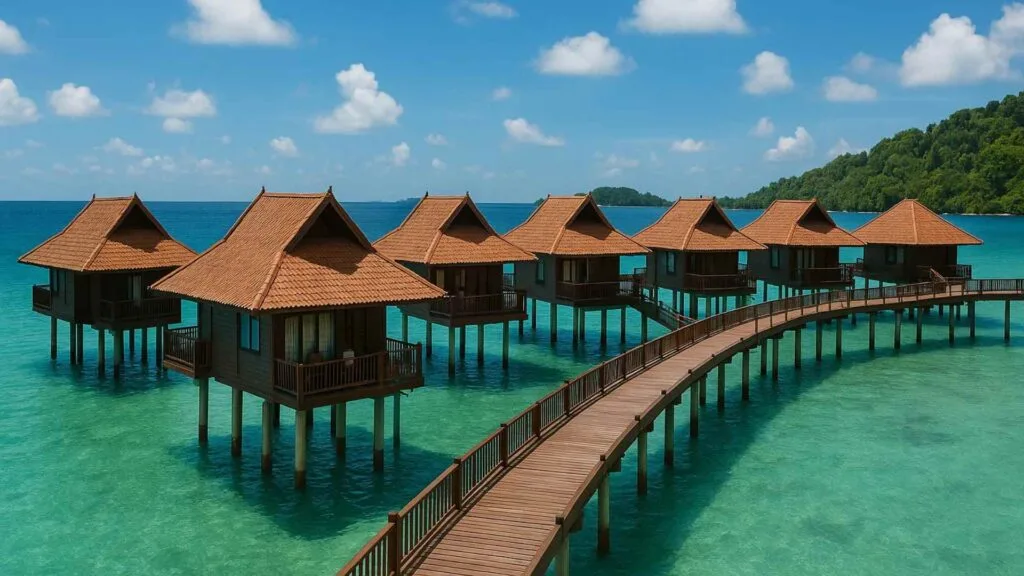 Malaysia overwater bungalows