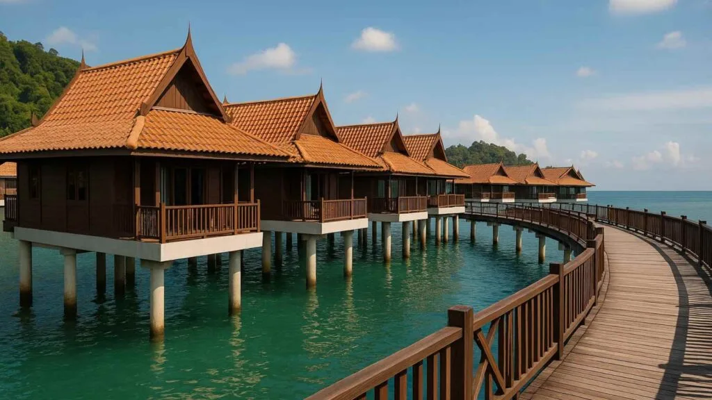 Malaysia overwater bungalows