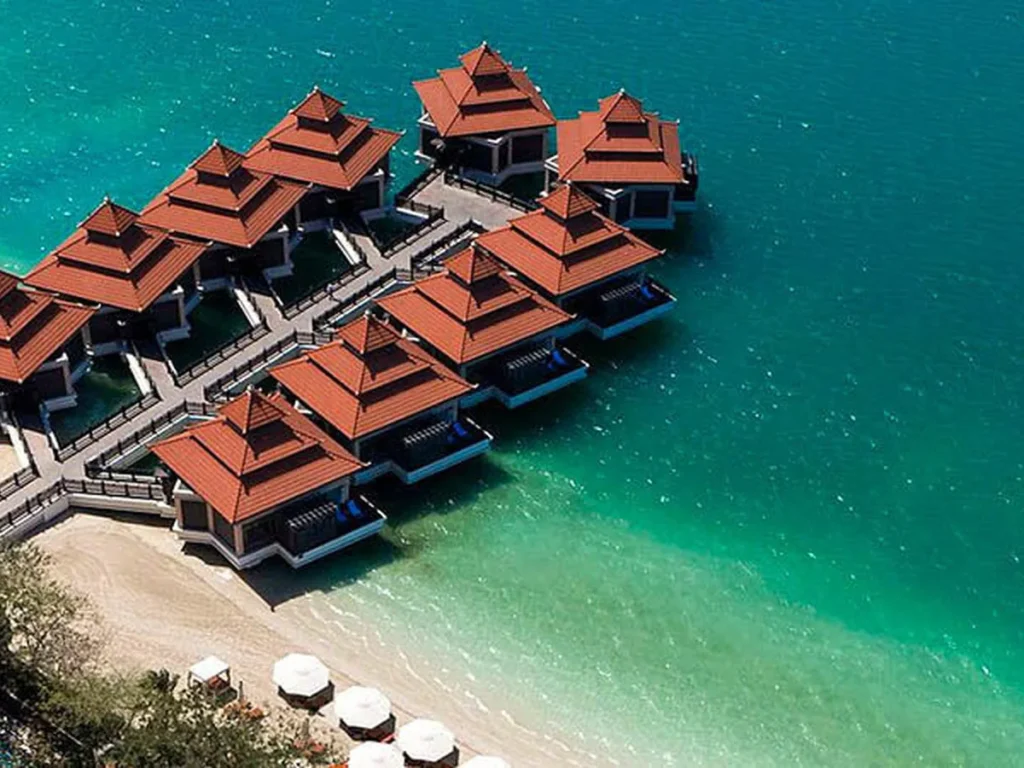Exterior view of Anantara The Palm Overwater Villas