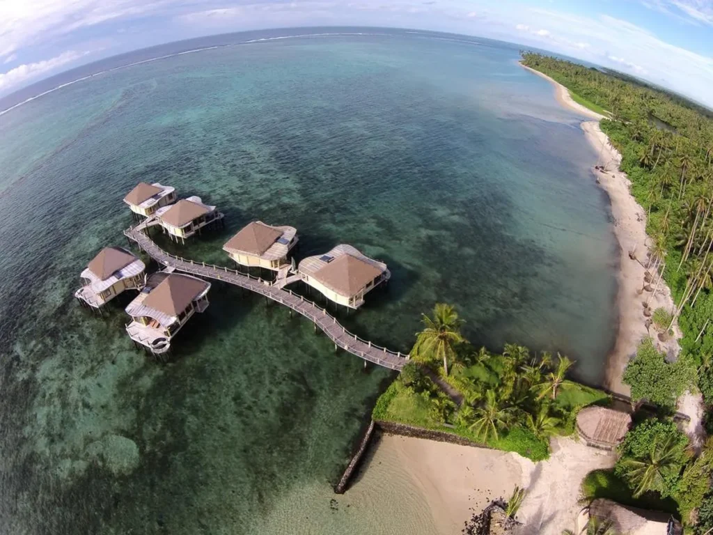 Coconuts Beach Club Overwater Fales accommodation
