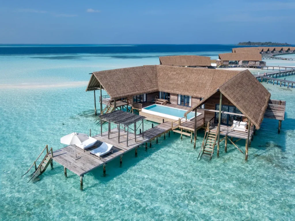 Exterior view of COMO Cocoa Island Water Villas