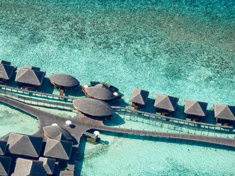 A tropical overwater stay in Fiji