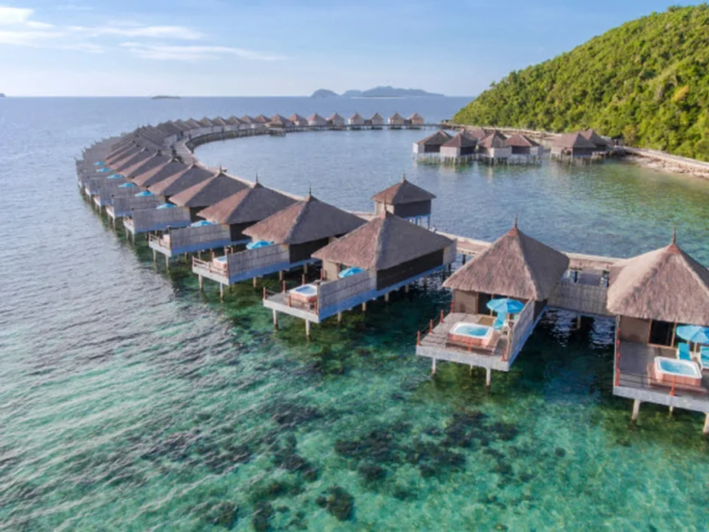 Exterior view of Huma Island Water Villas