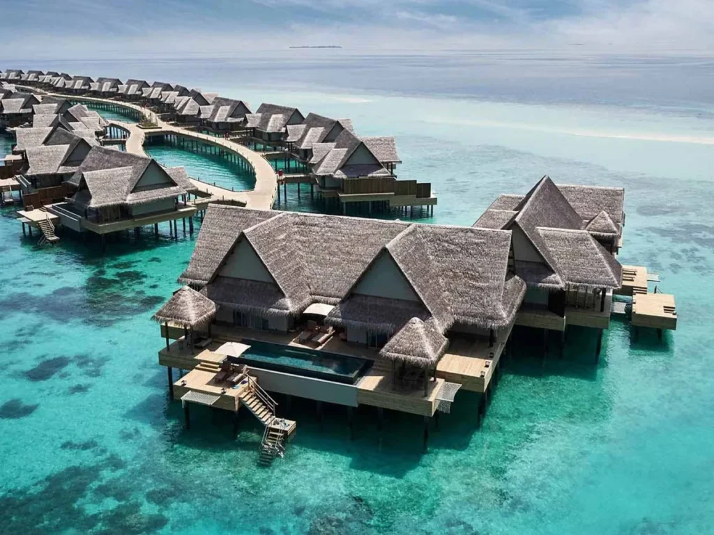 Exterior view of JOALI Maldives Water Villas