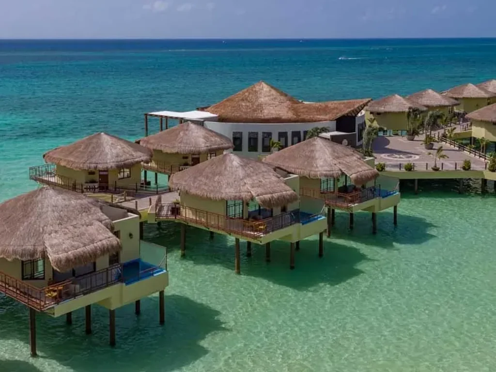 Exterior view of Palafitos Overwater Bungalows